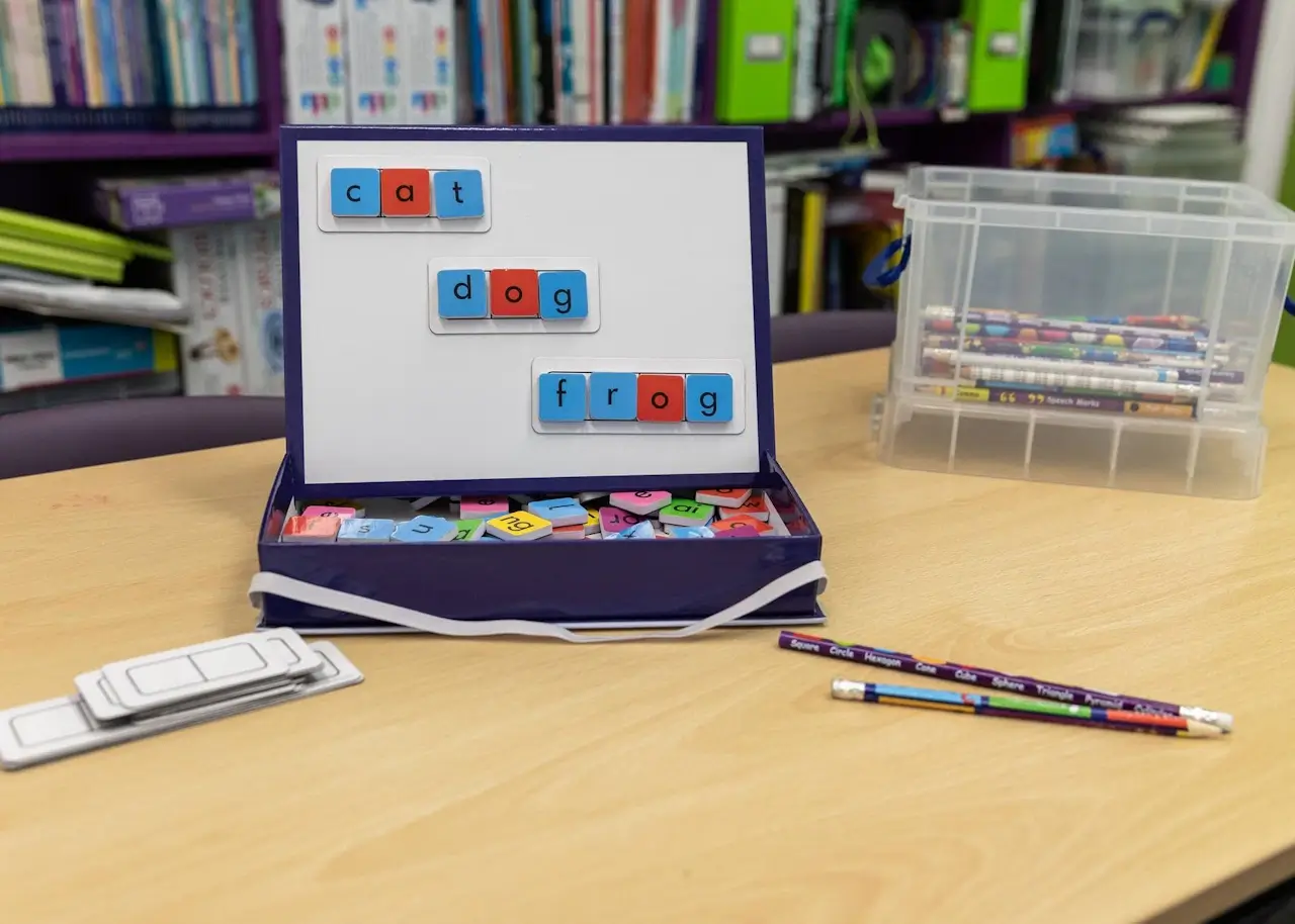 A young person receiving home tutoring support in Hertfordshire